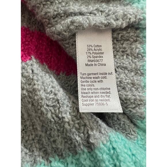 NWT A.N.A. Womens Gray Multicolor Striped V-Neck Pullover Sweater L MSRP $44 - Picture 10 of 16